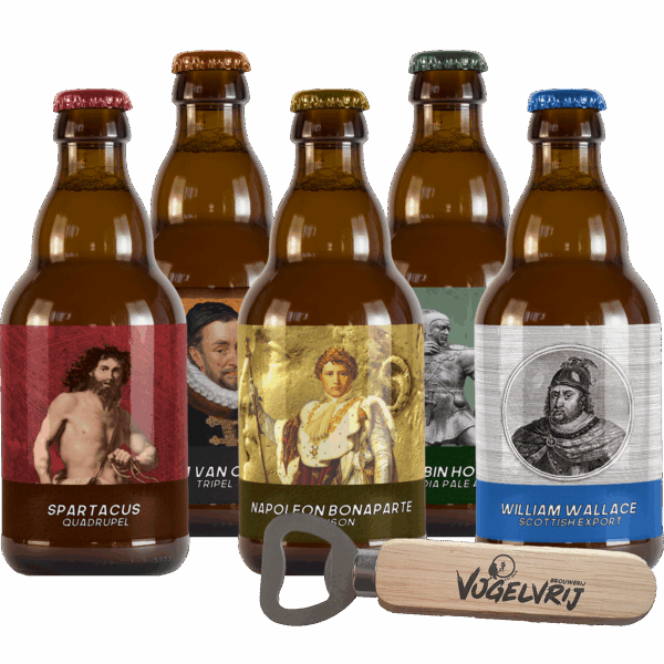 10x Vogelvrij! + opener